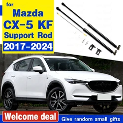 For Mazda CX-5 CX5 2017-2021 2022 2023 2024 KF Support Bracket Front Bonnet Cover Hydraulic Rod Strut Spring Shock Bar Styling