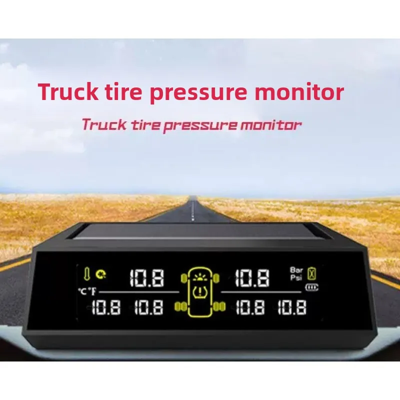 In Stock Bus Solar Truck TPMS Factory High Quality Tire Pressure Monitoring Internal Sensors  Real-time Detection For 6 Wheels