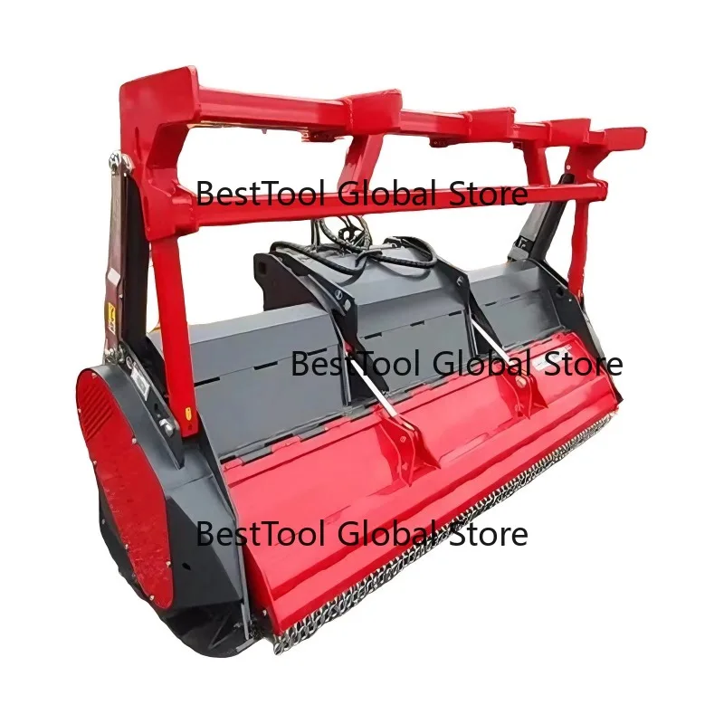 100 H-P Farm Machinery Tractor Side Shift Hydraulic Flail Mower Wood Mulcher Chipper for Park Greening from CHIA-LS Factory