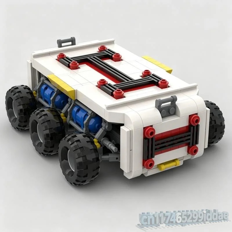 NEW 544PCS MOC Sci-Fi Large Rover Vehicle Model Custom Puzzle Technology DIY Assembly Educational Creative Toy Building Blocks