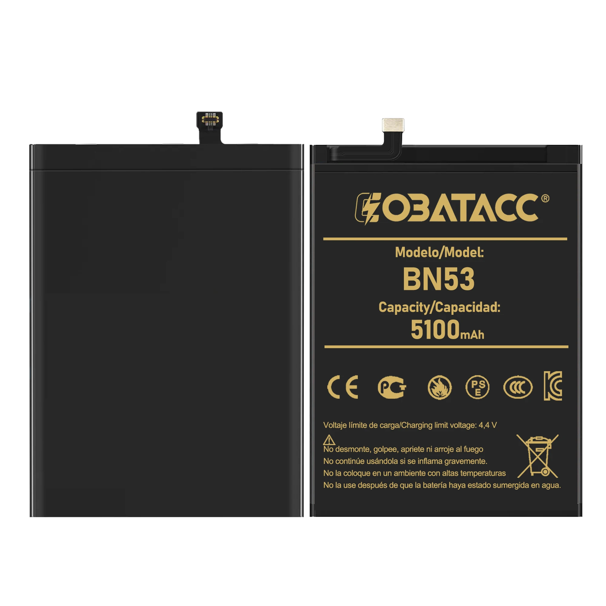 2025 Years EOBATACC 100% New BN53 5020mAh Battery For Xiaomi Redmi note 9 Pro Phone Batteries+Free Tools