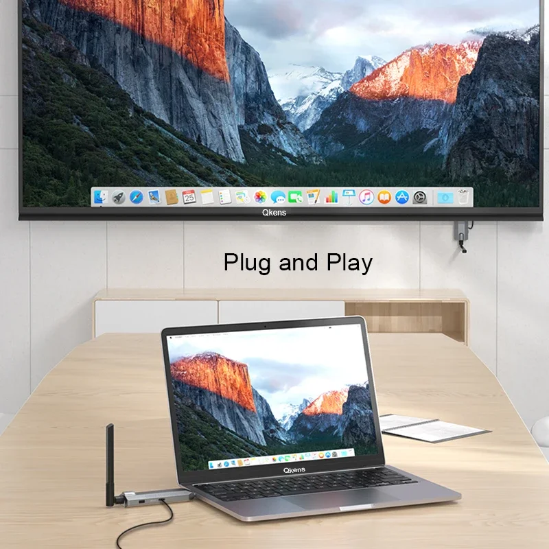 50m 무선 전송 비디오 송신기 및 수신기 HDMI 익스텐더 디스플레이 어댑터 케이블 스크린 미러 카메라 PC-TV