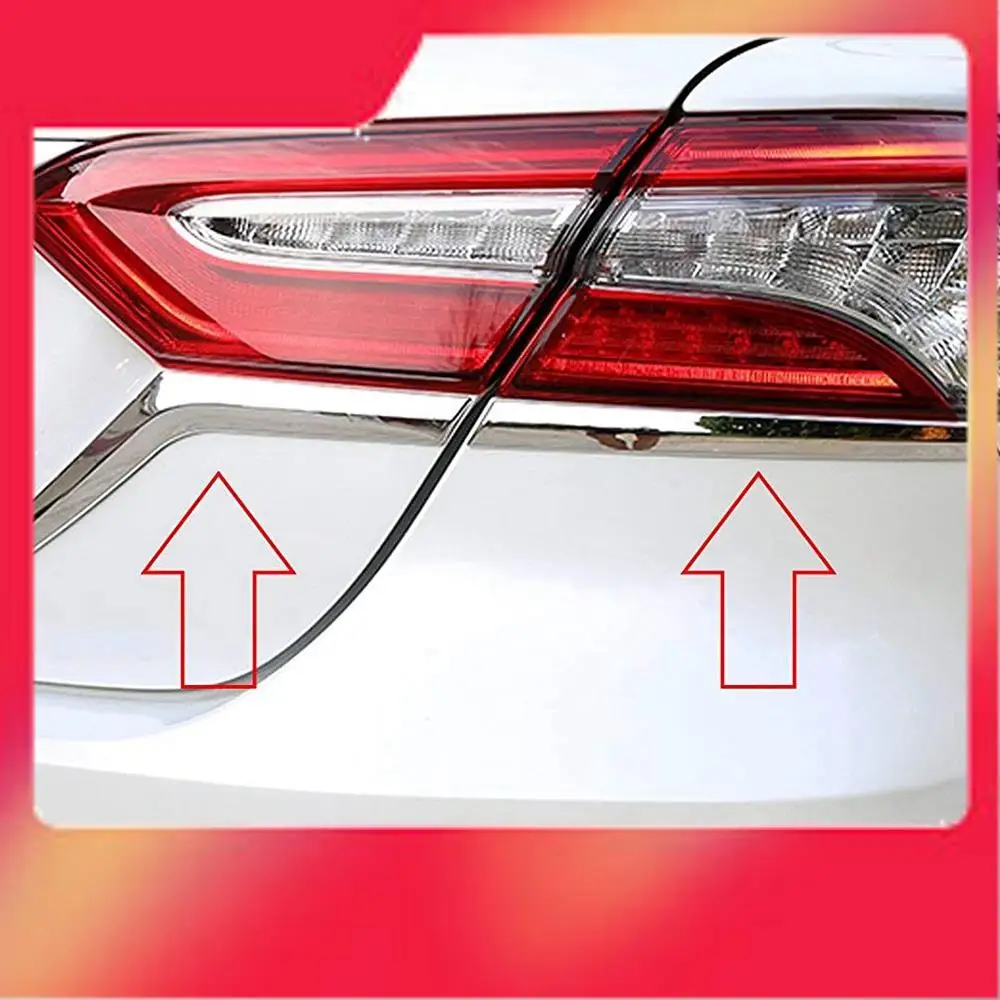 

Chrome Rear Tail Light Eyebrow Cover Trim Strip For Toyota Camry L LE XLE 2017 2018 2019 2020 2021-M54K