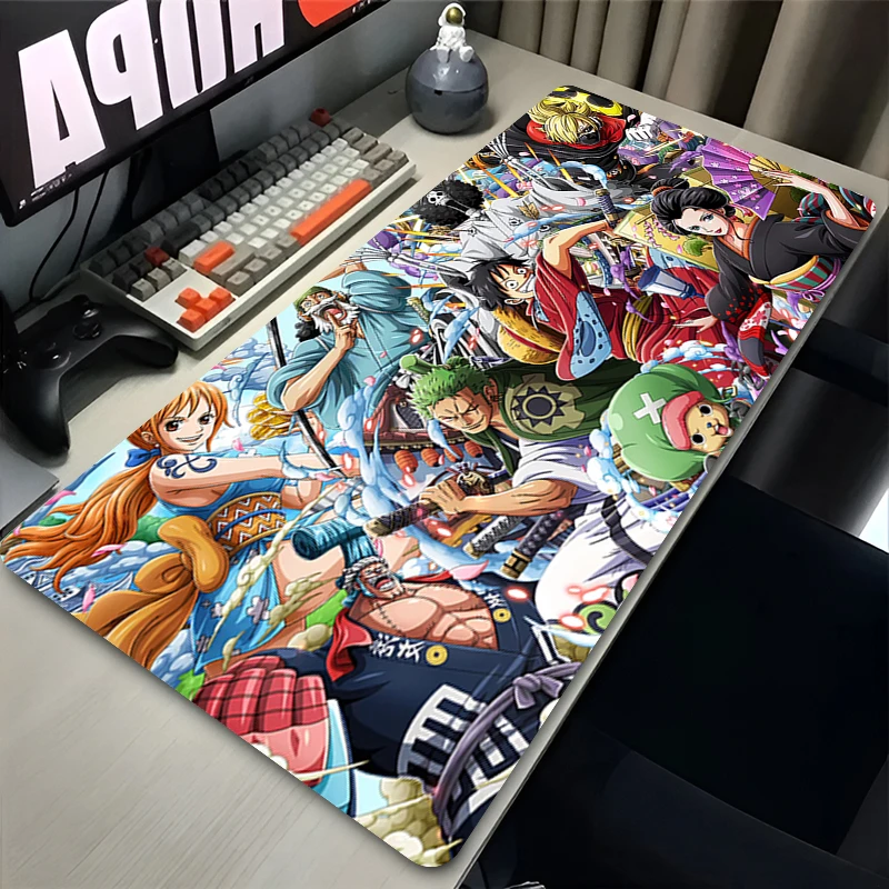 Mousepad Gaming Accessories Large Keyboard NonSlip Rubber Computer Carpet Anime One Piece Desk Mat PC Gamer  Mouse Pad