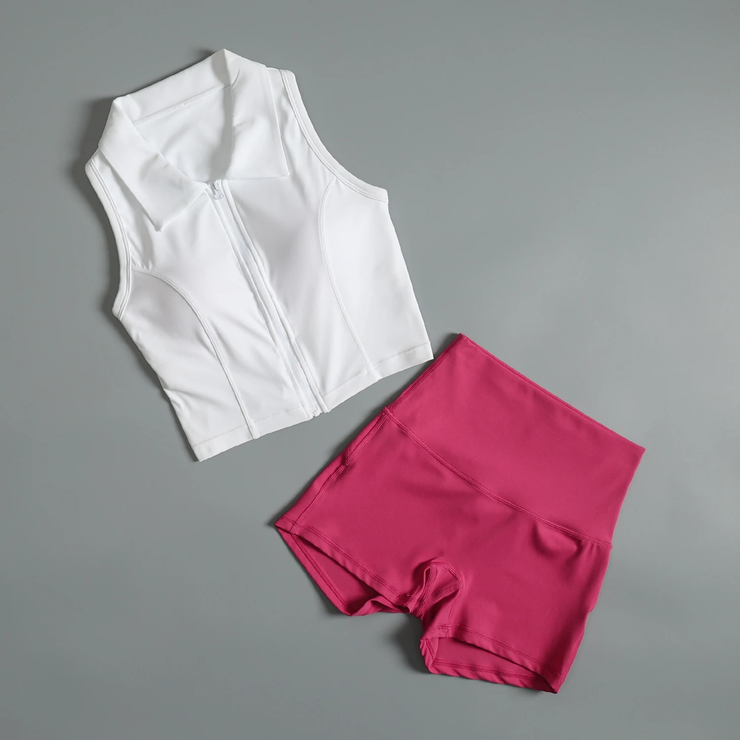 

Спортивный костюм для женщин летом для бега, упражнений с нагрудными подушечками и противоударным жилетом с высокой талией, подтяжкой бедер, йоги, фитнеса