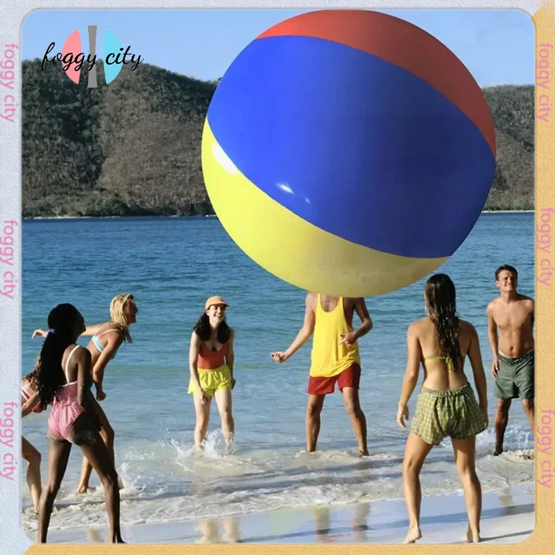 

100/200cm Giant Inflatable Pool Beach Thickened Pvc Sports Ball Outdoor Water Games Party Children's Toy Balloon