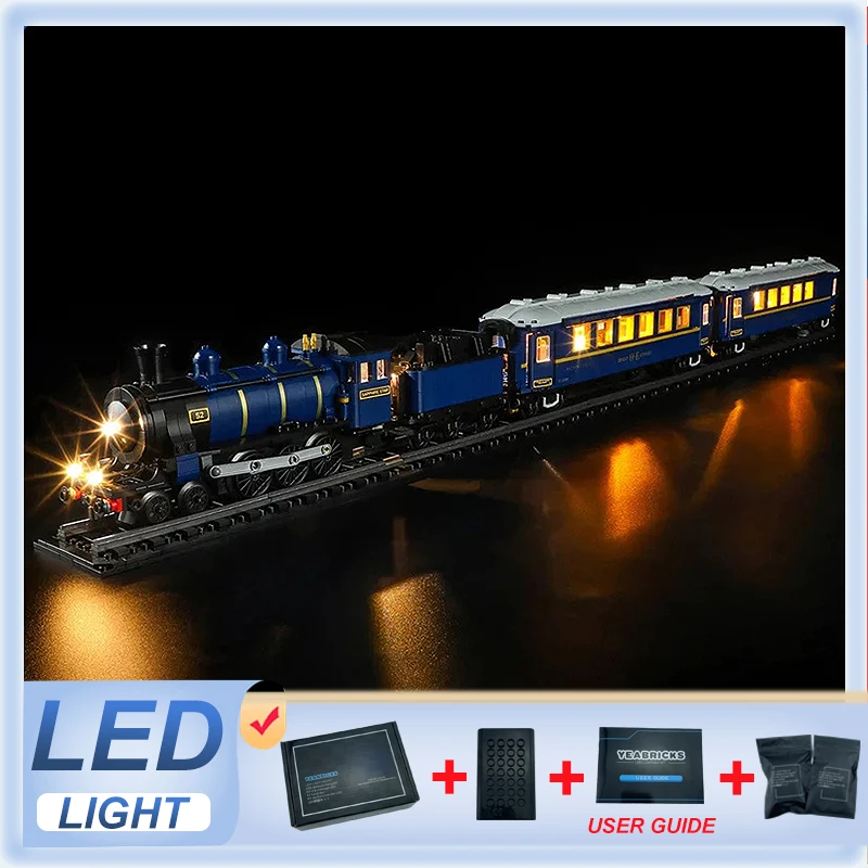 

DIY LED Light Kit For LEGO 21344 The Orient Express Train (Only LED Light,Without Blocks Model)