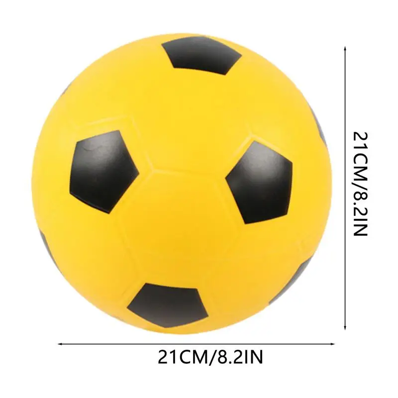 Pallone da calcio silenzioso Pallone da calcio morbido ad alta densità Pallone silenzioso per interni Palla che rimbalza senza rumore Palla da allenamento silenziosa per la pratica domestica