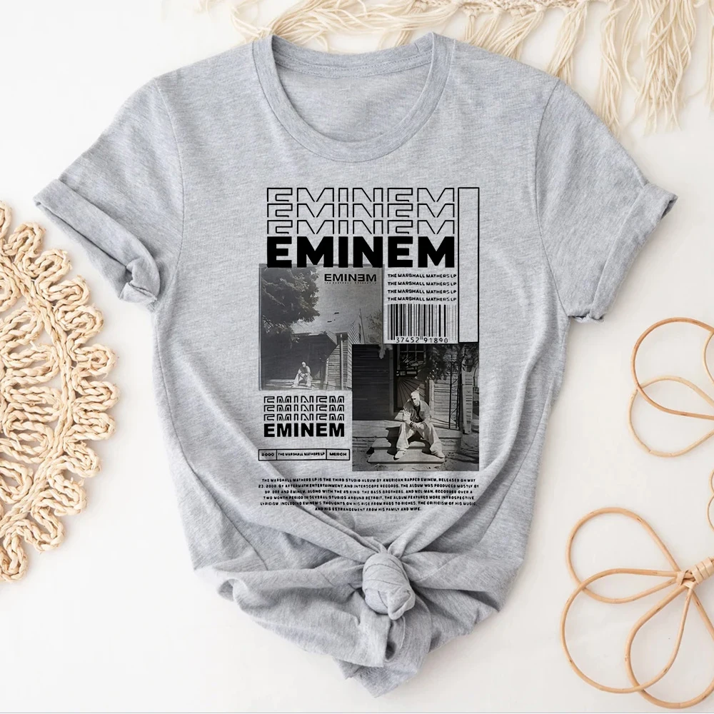 Eminem t-shirts women harajuku active wear elegant Tee female graphic designer Japanese clothing