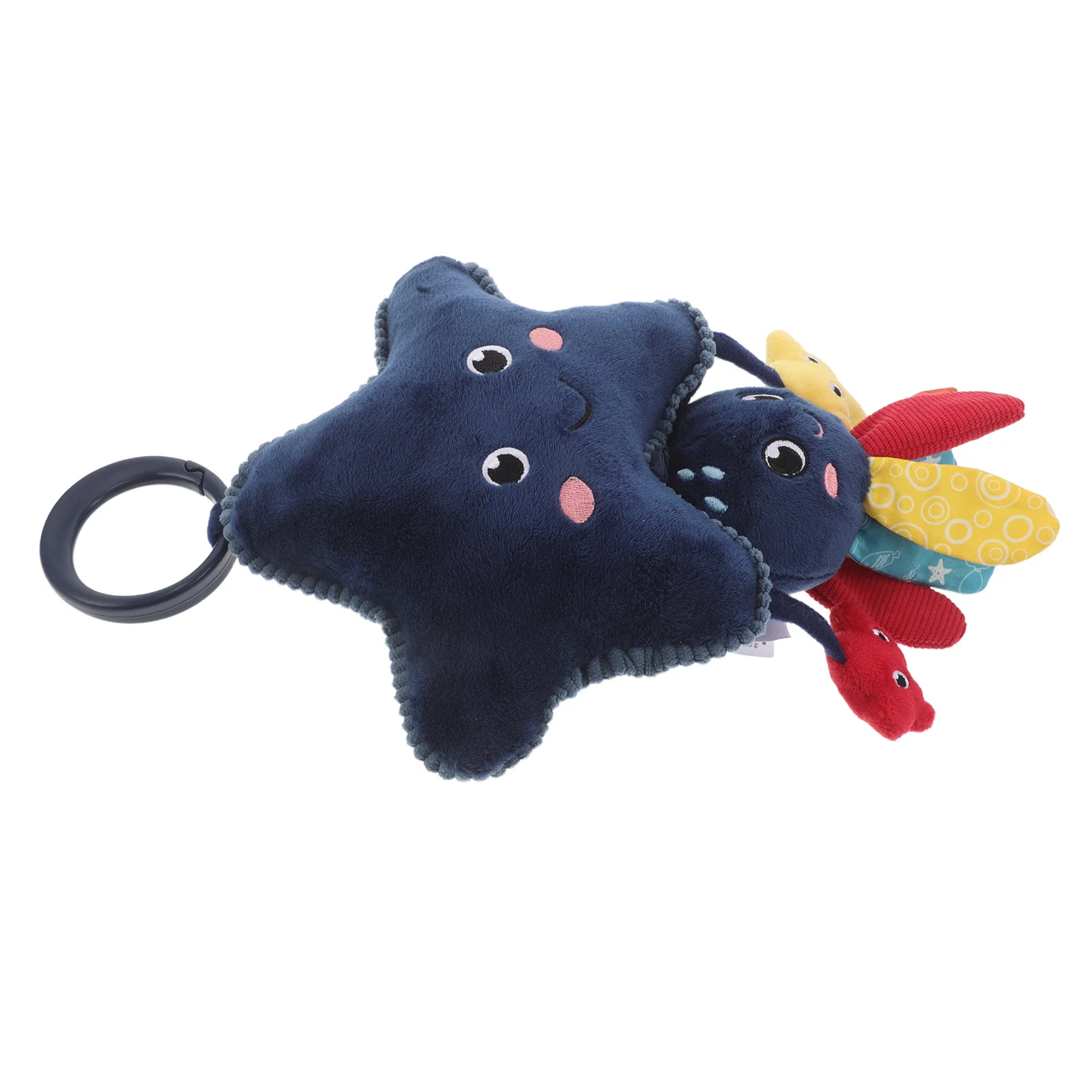 Polvo bebê pendurado fofinho sensorial carrinho de berço móvel oceano animal brincalhão recém-nascido berçário infantil pendurado cama carrinho