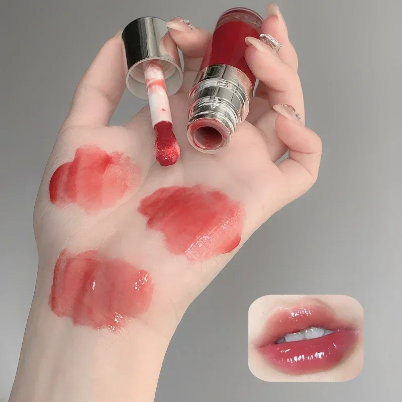 Non-stick Cup Velvet Satin Gloss Lip Glaze Mist Liquid Matte Waterproof Liquid ลิปสติก Non-Stick High Pigment สีติดทนนาน