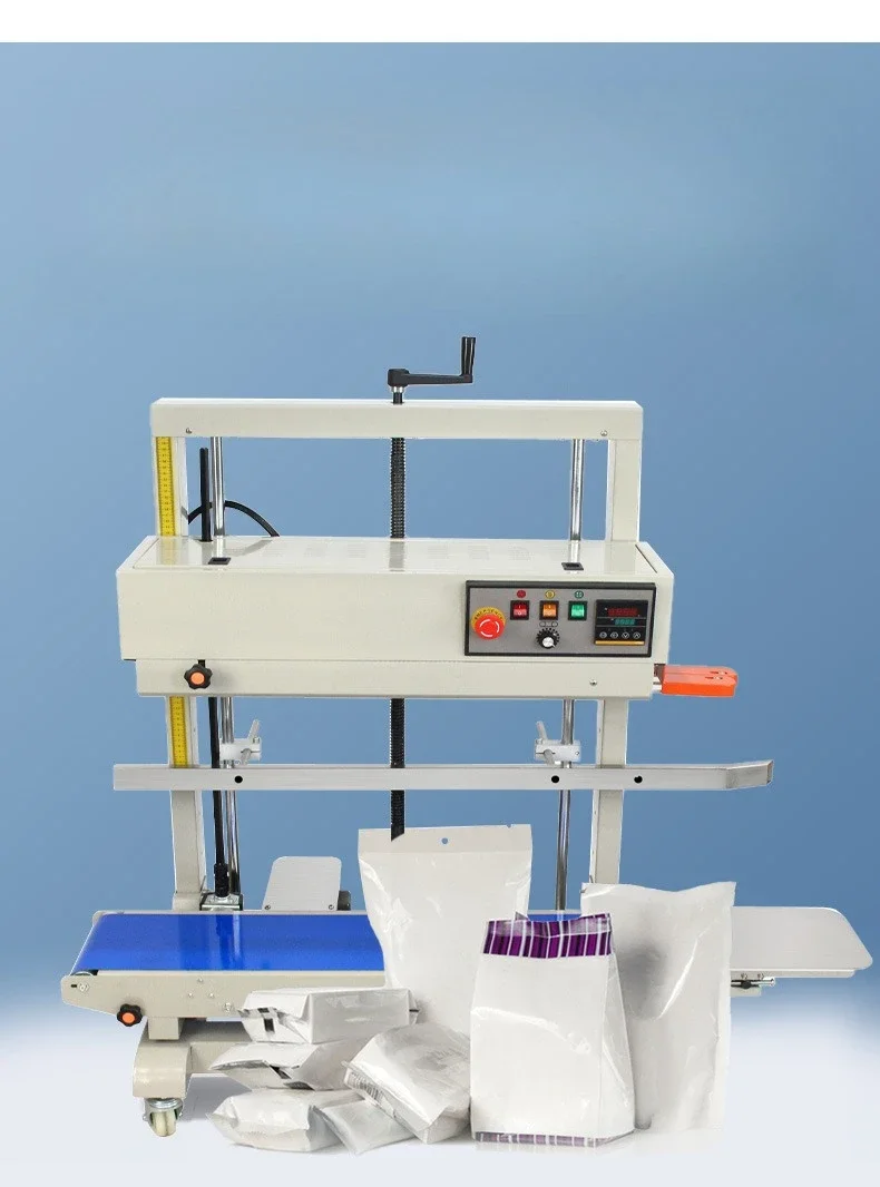 Automatic vertical continuous sealing machine Large and thickened plastic film PE bag Commercial heat sealing baler