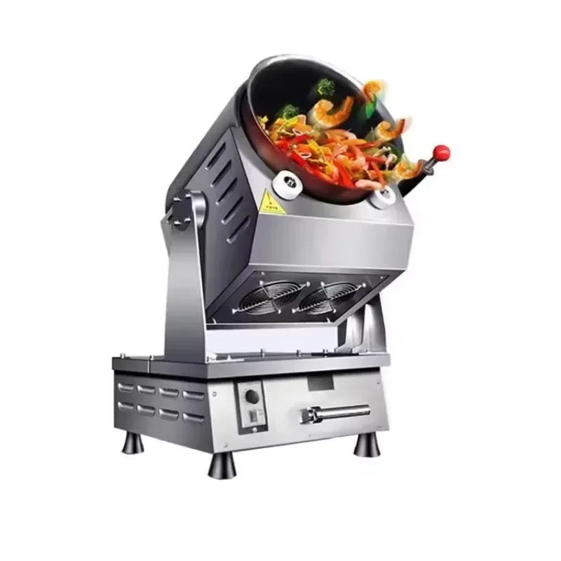 220V 110V Gas Kitchen Equipment Restaurants Intelligent Cooker Machine Stir Fry Cook Robot/ Automatic Cooking Machine