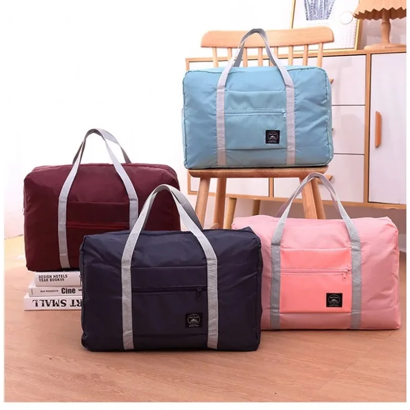 Unisex Portable Travel Bags Folding Large Capacity Bag Women Capacity Hand Luggage Business Trip Traveling Bags WaterProof