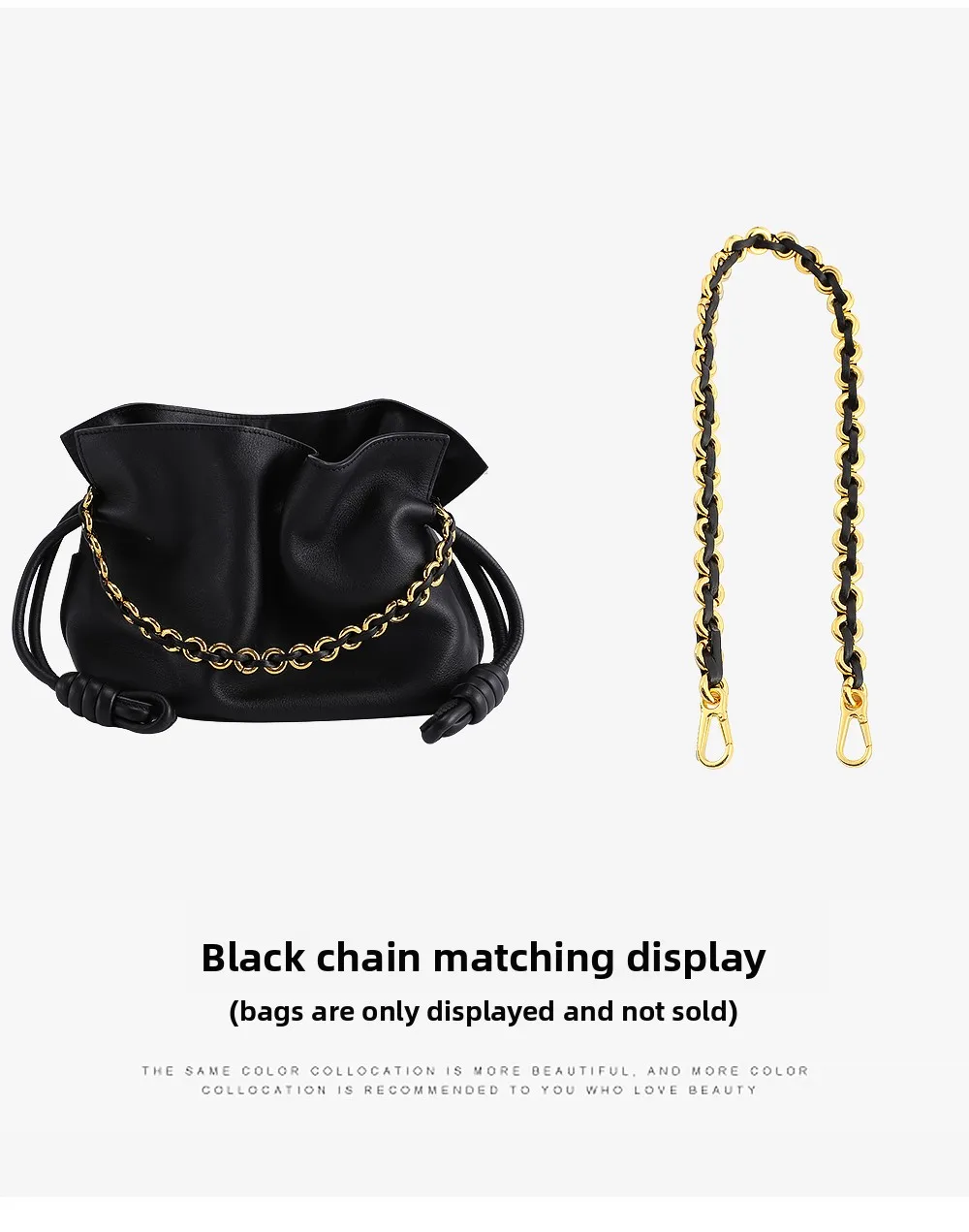 Donut Bag Shoulder Strap Insert for Women Bag Fashion High-End Exquisite Workmanship Bag Decoration Bag Accessories