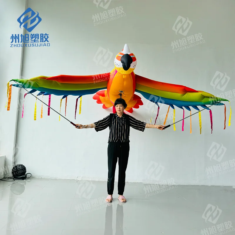 Best Sale Inflatable Hanging Animal Inflatable Parrot Bird Model Inflatable Garden Animal