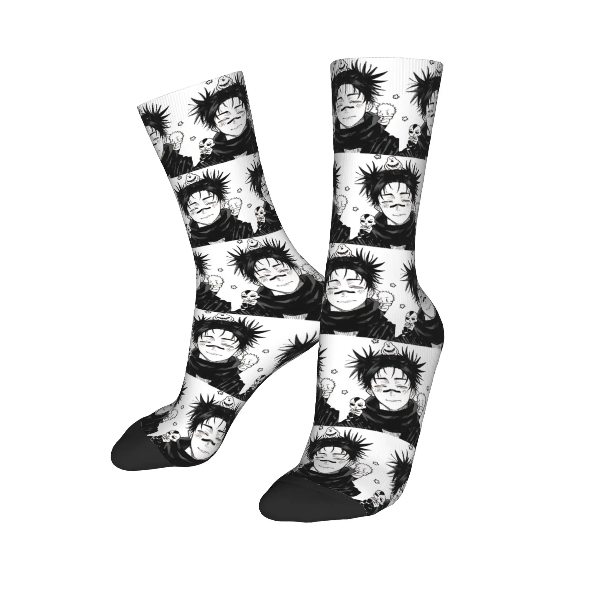 

Осенне-зимние красочные женские и мужские милые носки Choso JJK Kaisens с аниме-принтом, влагоотводящие баскетбольные носки