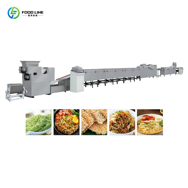 Customized Industrial Instant Ramen Production Line Commercial Noodle Frying Machine