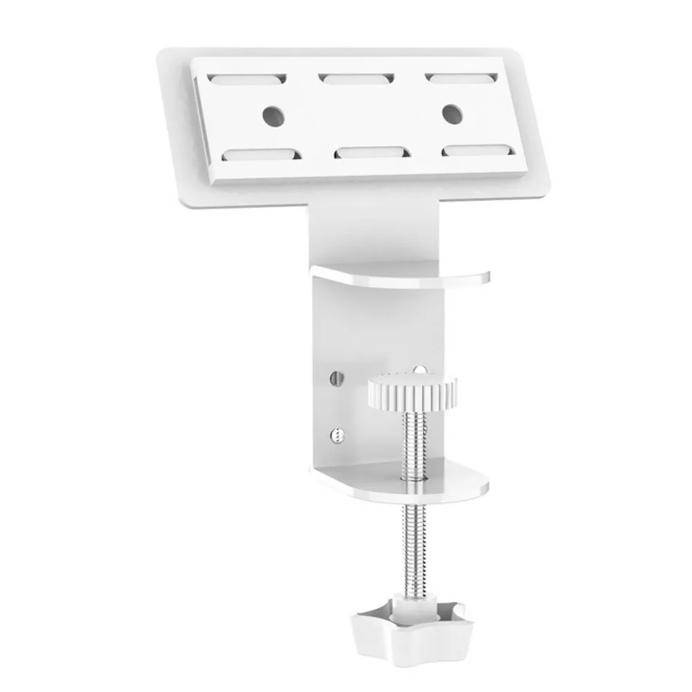 

Clamp on Under Desk Power Strip Holder Adjustable Clamp No-Drill Cable Management Tray Non-slip Thicken Outlet Fixing Rack Home