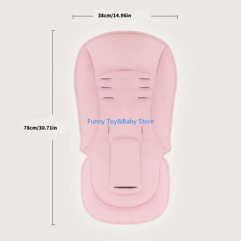 ملحقات عربات الأطفال المريحة، حواف معززة، وسادة قطنية قابلة للغسل في الغسالة C90B #6