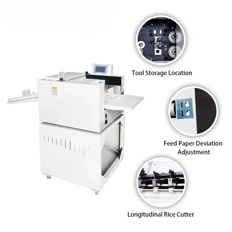 339  High Quality Professional Digital Electric Perforating Paper Creasing Machine