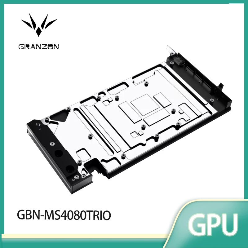 

Granzon GPU Water Block for MSI GeForce RTX 4080 Suprim / GAMING X TRIO Video Card / 0.3mm Jet Micro-waterway / GBN-MS4080TRIO