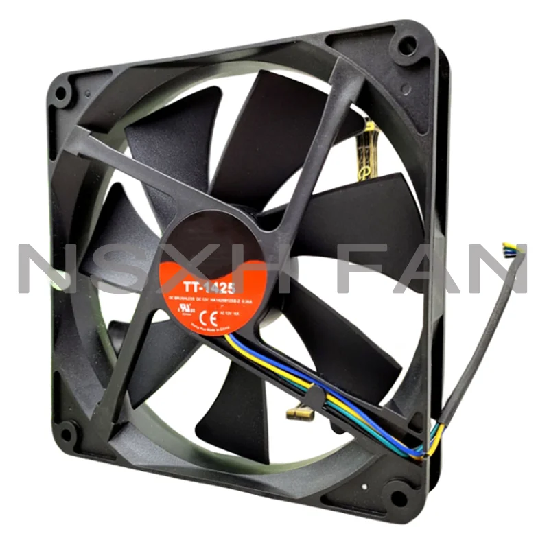 TT-1425 140 25 Ventilador, 14cm, DC 12V, caso 0.34A