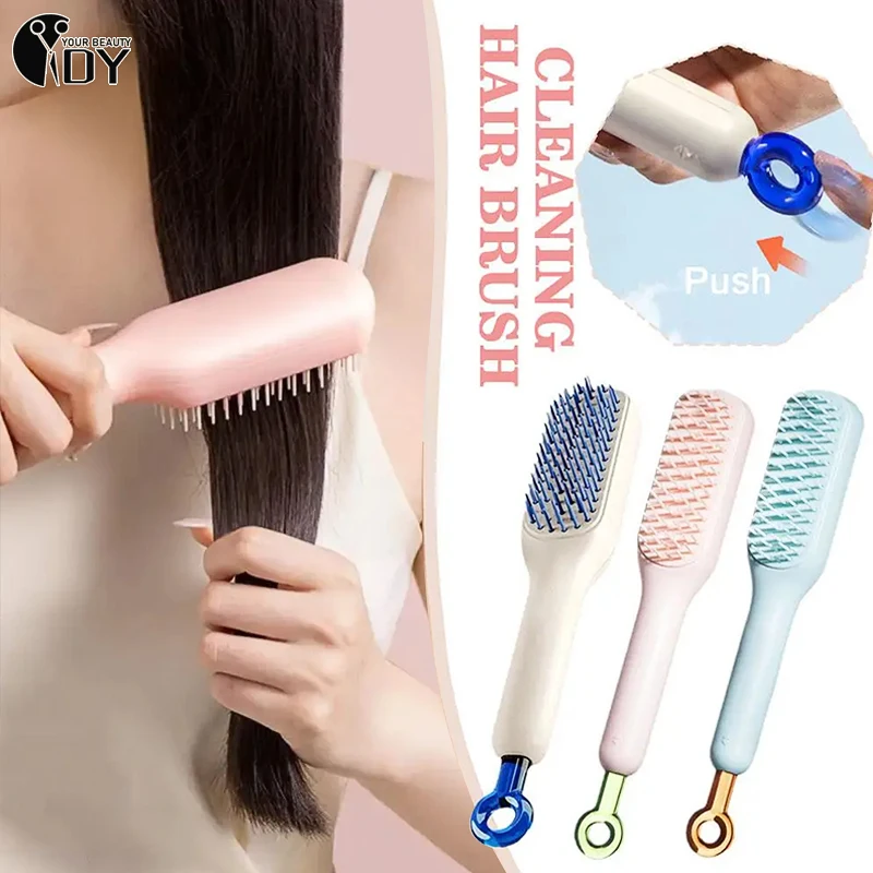 Detangling Hair Brush Anti Static Head Massager Not Tangle And Clean Hair Quickly Massage Scalp Unknot Undo Hair Barber Brush