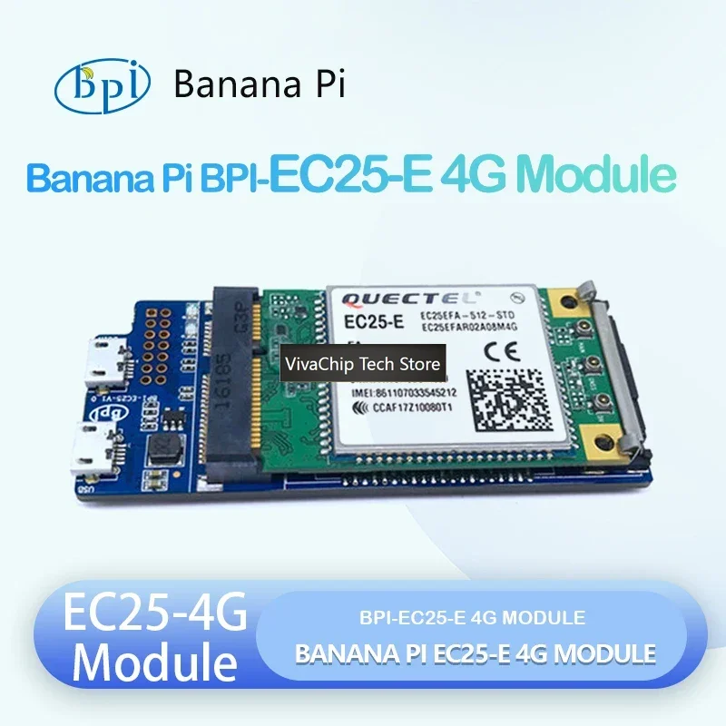 VivaChip TechBanana PI BPI EC25-E 4G Module ,With USB Interface Board