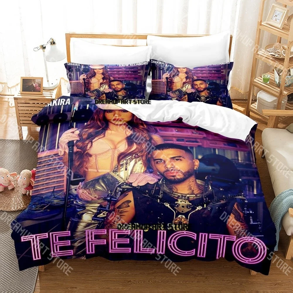 Fashion RAUW ALEJANDRO Singer Bedding Set Single Twin Full Queen King Size Bed Set Kids Bedroom Duvetcover Sets Bed Sheet Set