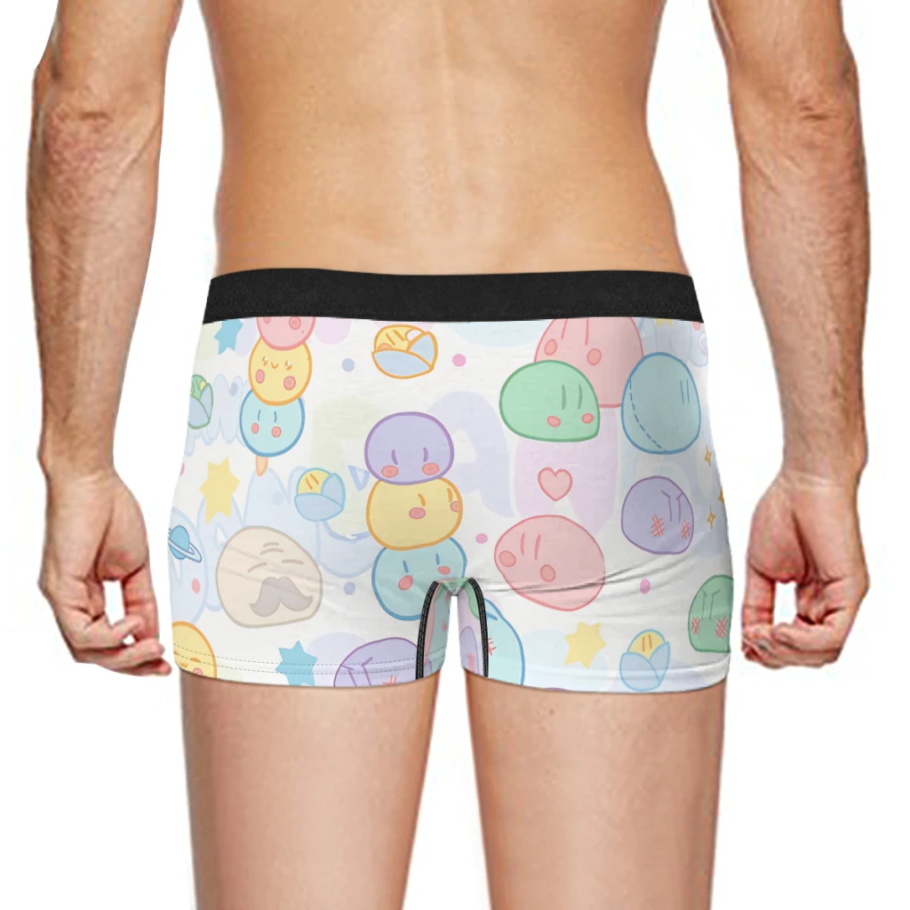 Colorful Dango Clannd Underpants Breathbale Panties Male Underwear Sexy Shorts Boxer Briefs