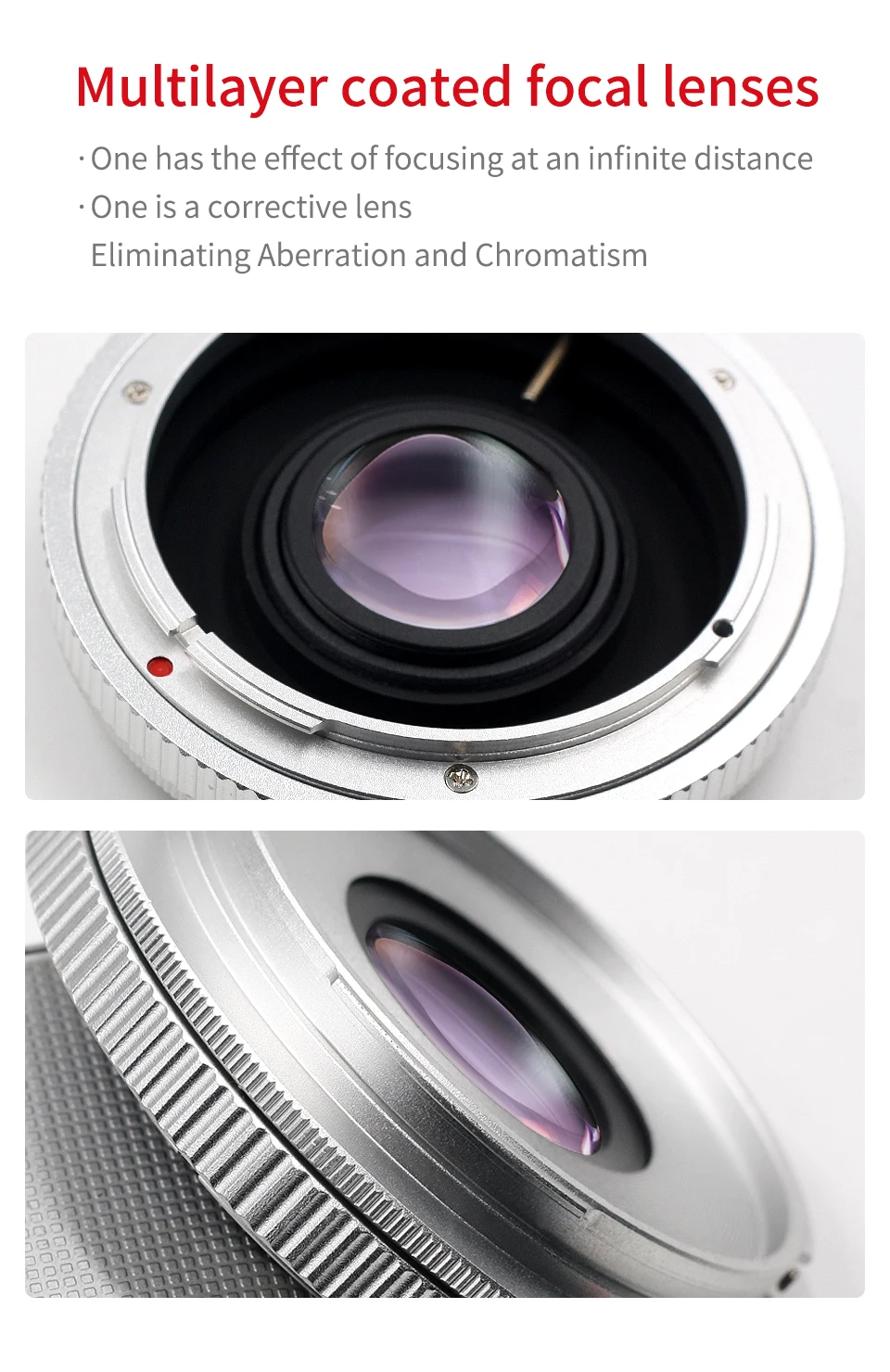 Laina Lens Mount Adapter: FD FL NFD Manual Lens to Canon EOS EF BMCC DSLR Camera, Smooth Focusing