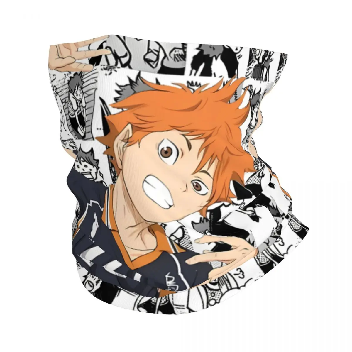 Comic Volleyball Thin Bandana Neck Gaiter Wrap Scarf Headband Neck Cover