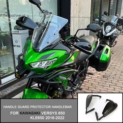 For Kawasaki Versys 650 KLE650 2016-2022 Motocycle handle guard protector handlebar handguards shields Brake Clutch Windshield