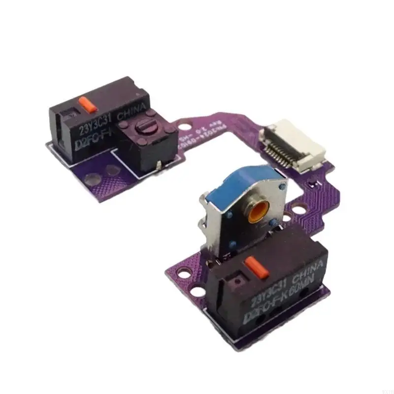 Ergonomic Mouse Mainboard Microswitch For GProX Superlight 2 Dust Resistant Mouse Wheel Decoders Wheel For Gaming 