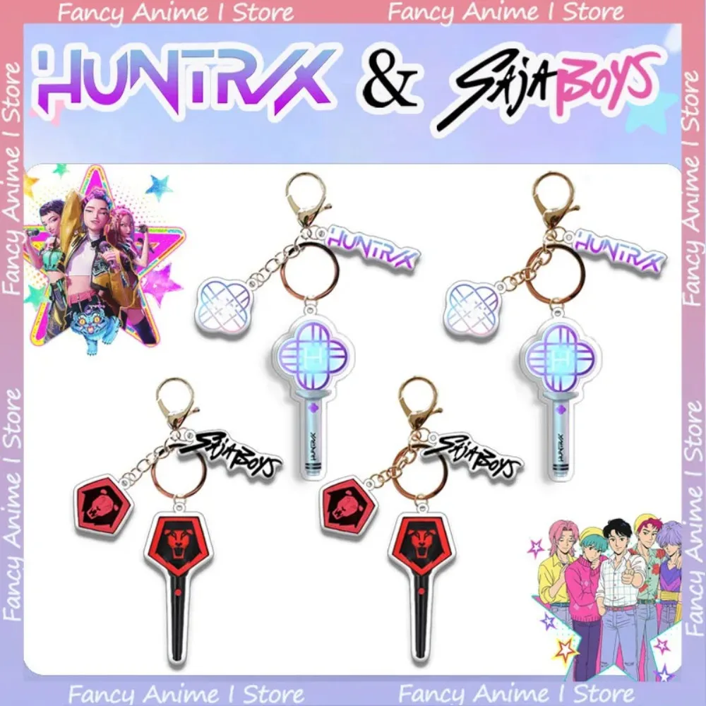 Gantungan Kunci Akrilik K-pop Devil Hunter, Liontin Kartun Lucu, Aksesoris Grup Idol Perempuan