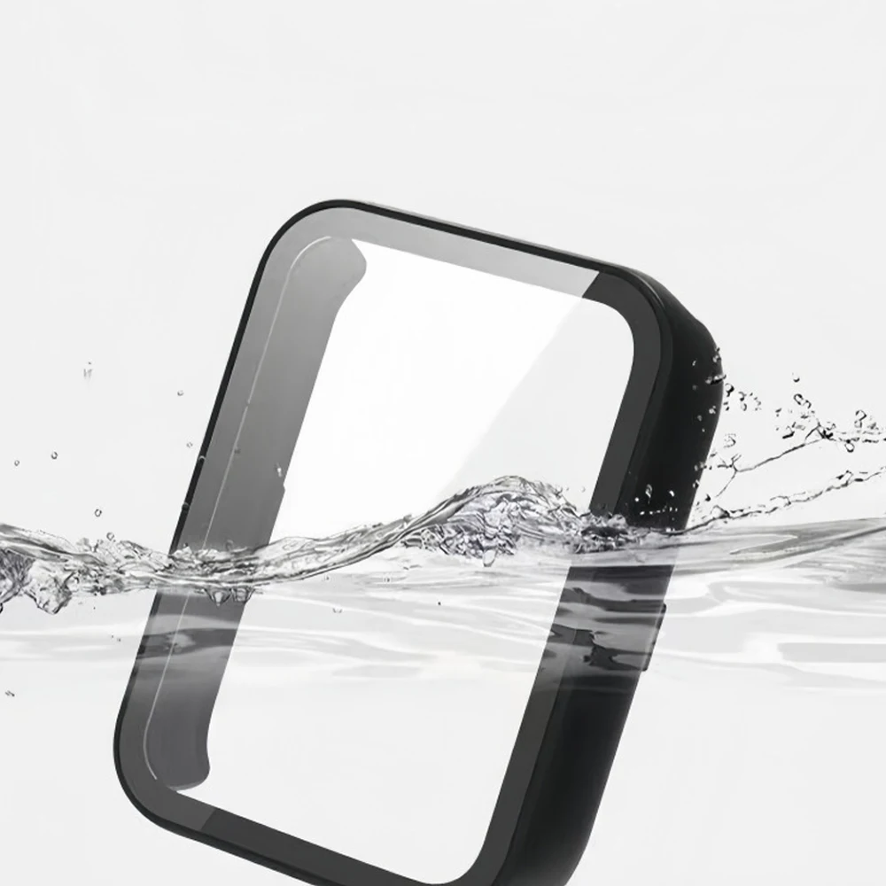 Glass+Case For Xiaomi Smart Band 10 Pro All-Around Screen Protector Hard PC Bumper Tempered Glass Watch Cover for Xiaomi Band 10 image 4