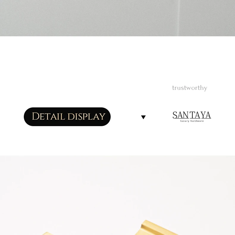 Long brushed brass furniture handle — supplier illustration 14