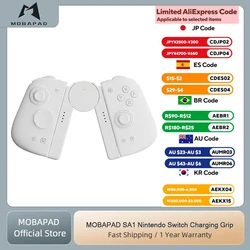 MOBAPAD SA1 Switch Charging Grip for Nintendo Switch Compatible with JoyPad, Mobapad M6 HD M6S Controller Gamepad Accessories