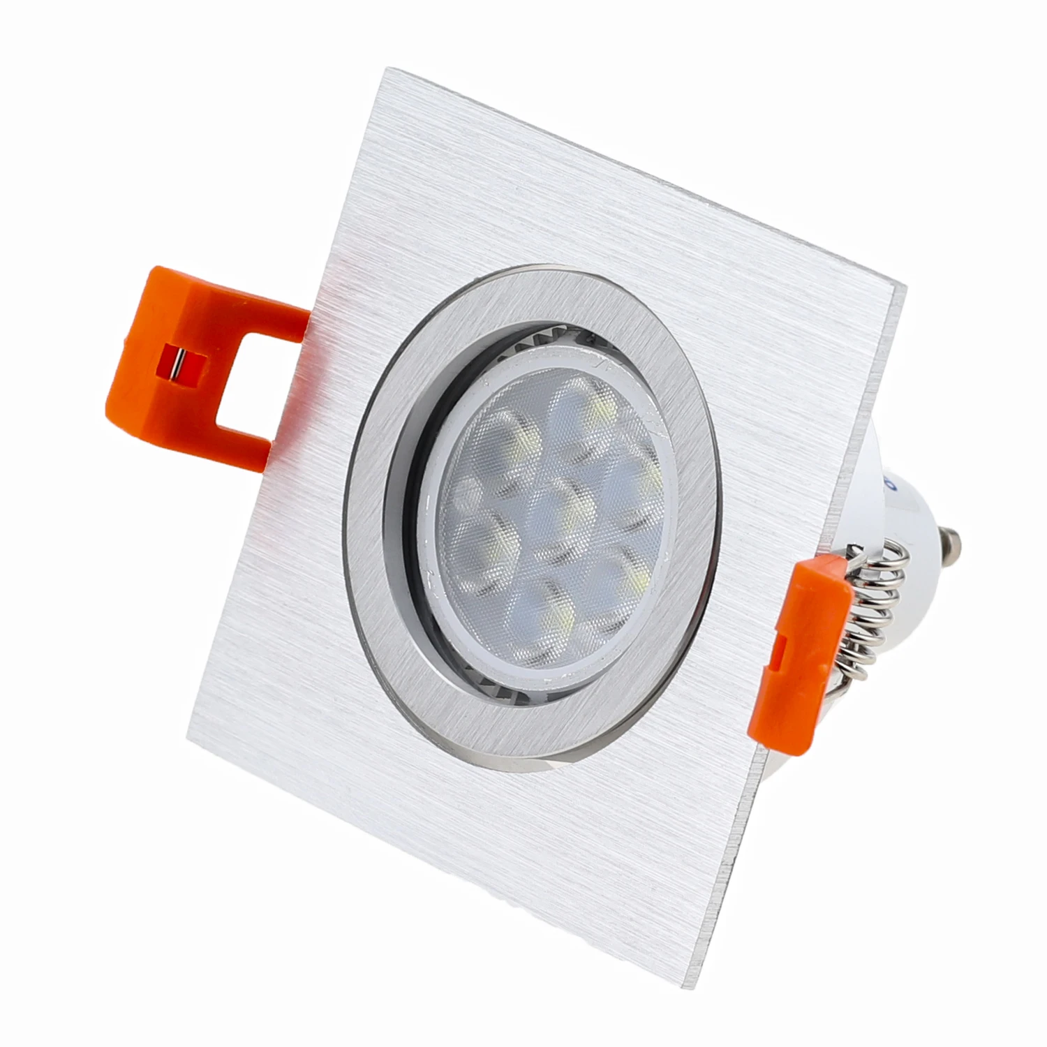 1pcs Universal Adjustable Spot Light GU10 Led Holder White/Black/Silver Led Spot Light Frame MR16 Lamp Holder Downlight Holder