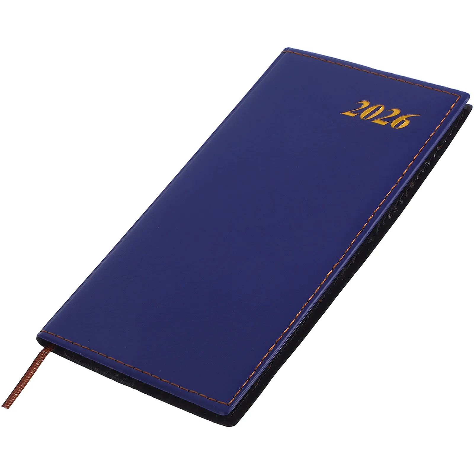 2026 Weekly Planner A6 Slim Sturdy Fake Cover Ample Writing Space Smooth Pages No Bleed Notebook Diary for Business