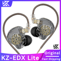 Original KZ EDX Lite HIFI Bass Earphones Stereo Music Earbuds In Ear IEM Monitor Stage Live Headphones Gaming Sports Headset Pro