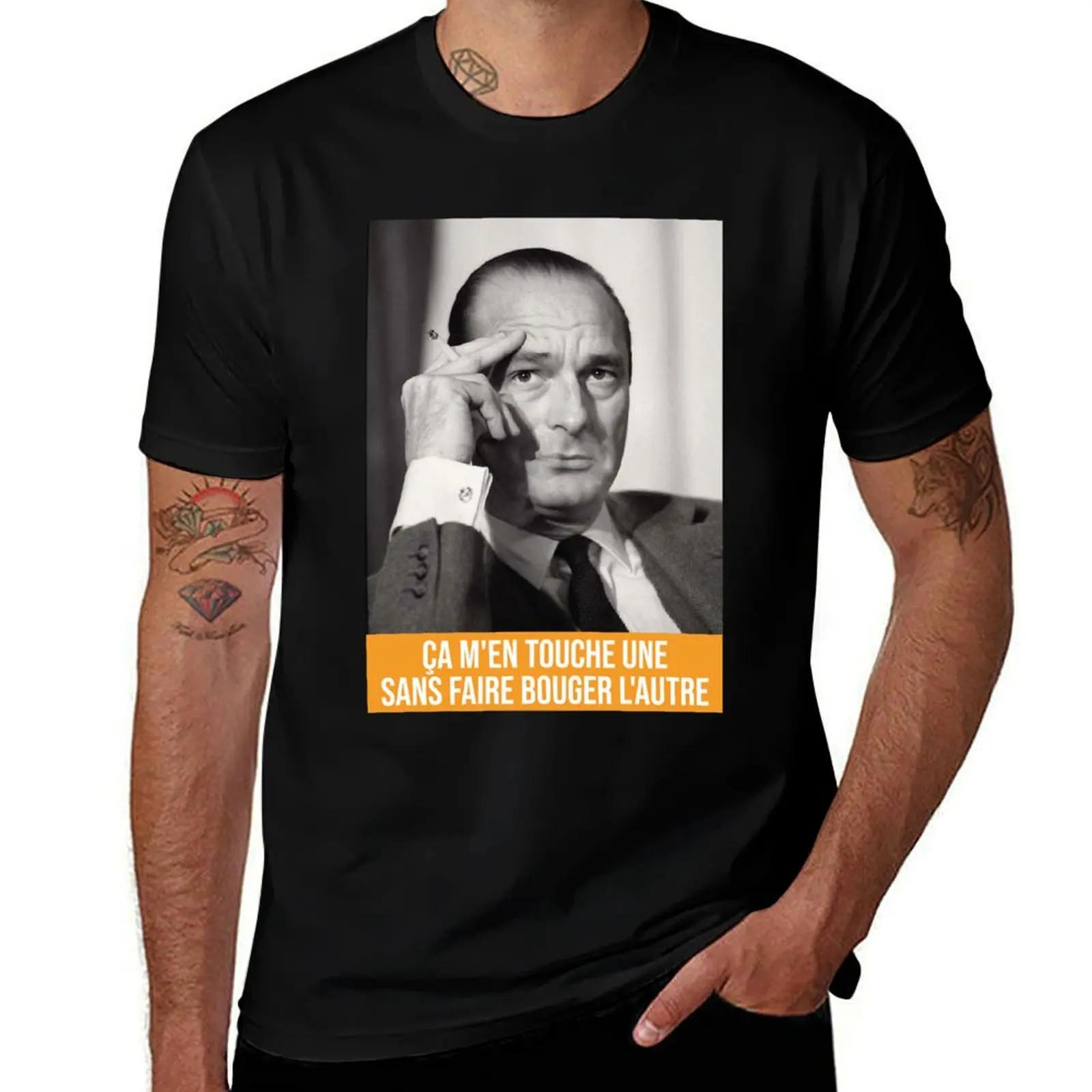 

Day Gifts It Touches Me One Jacques Chirac Halloween Holiday T-Shirt croswit shirt man graphic shirts fitted t shirts for men