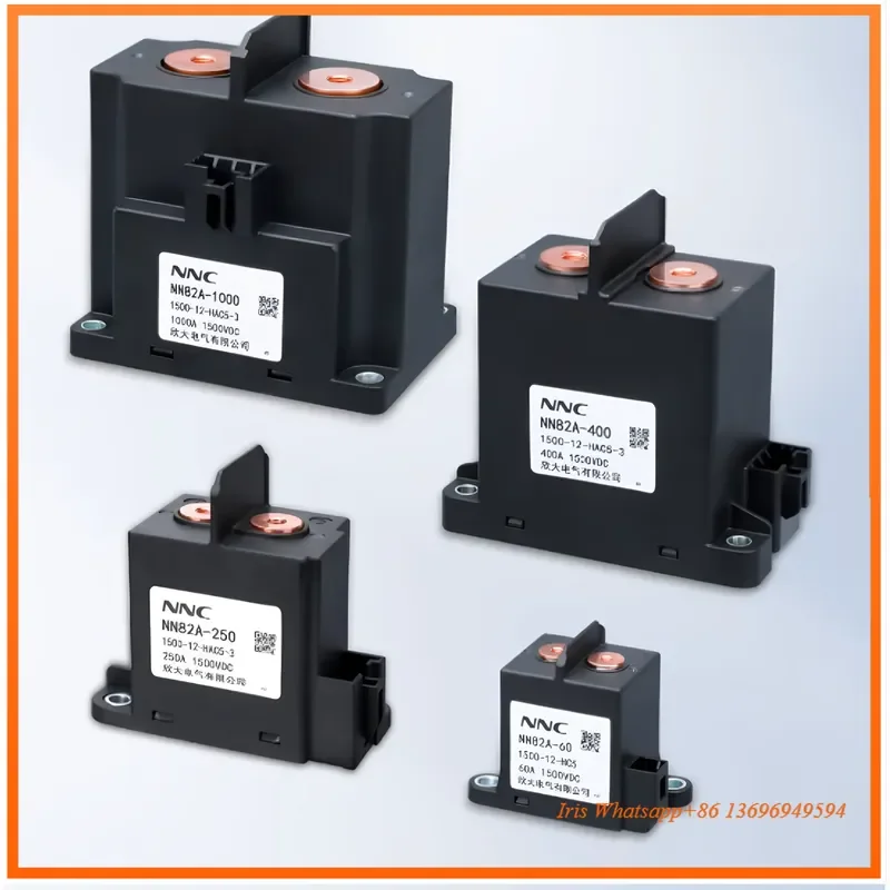High Voltage DC Relay NN82A-400A 1500V Ceramic Sealed Contactor Charging Pile Energy Storage New Energy
