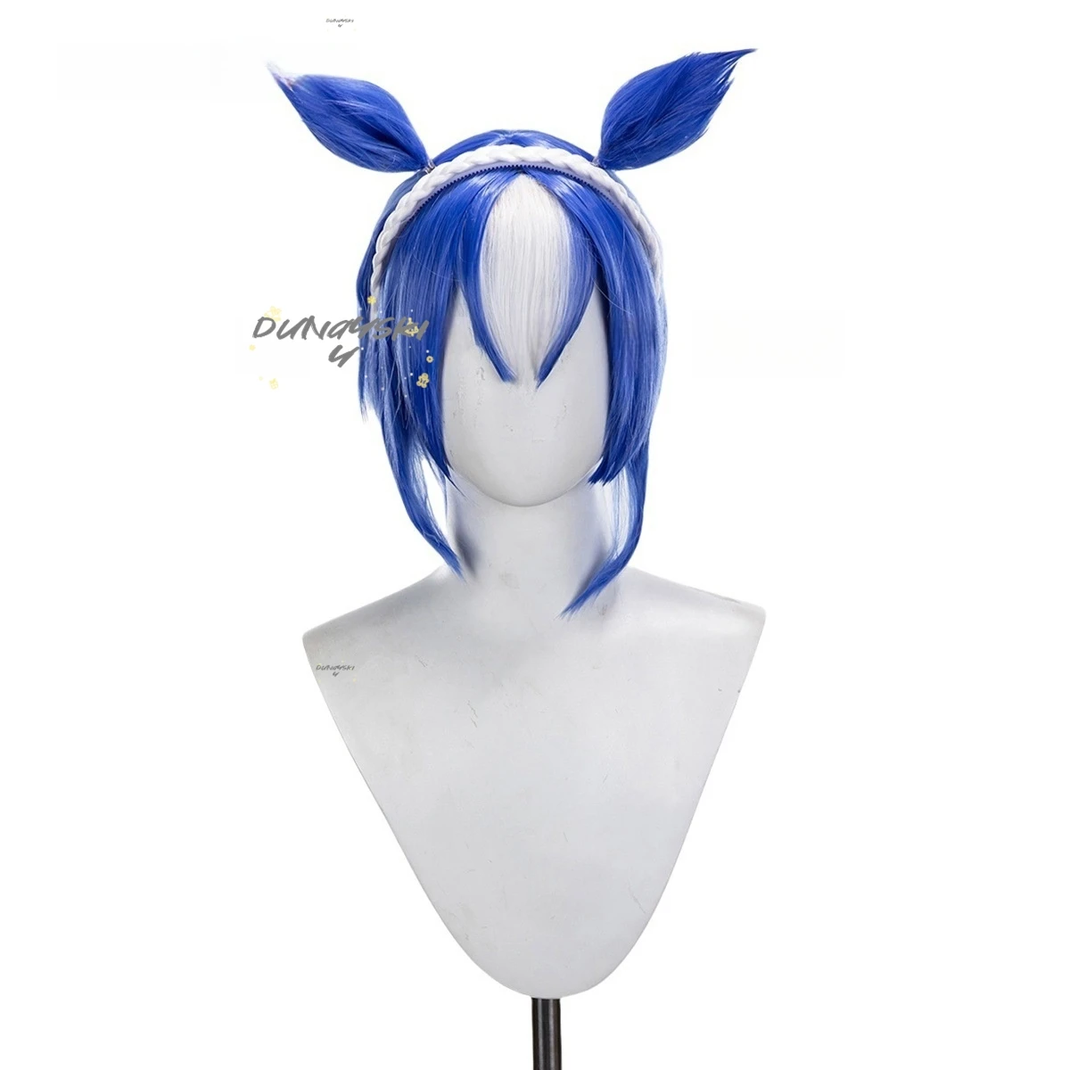 Uma Musume Pretty Derby Cesario Cosplay peluca cola oreja Anime juego de rol pelo sintético fiesta de Halloween