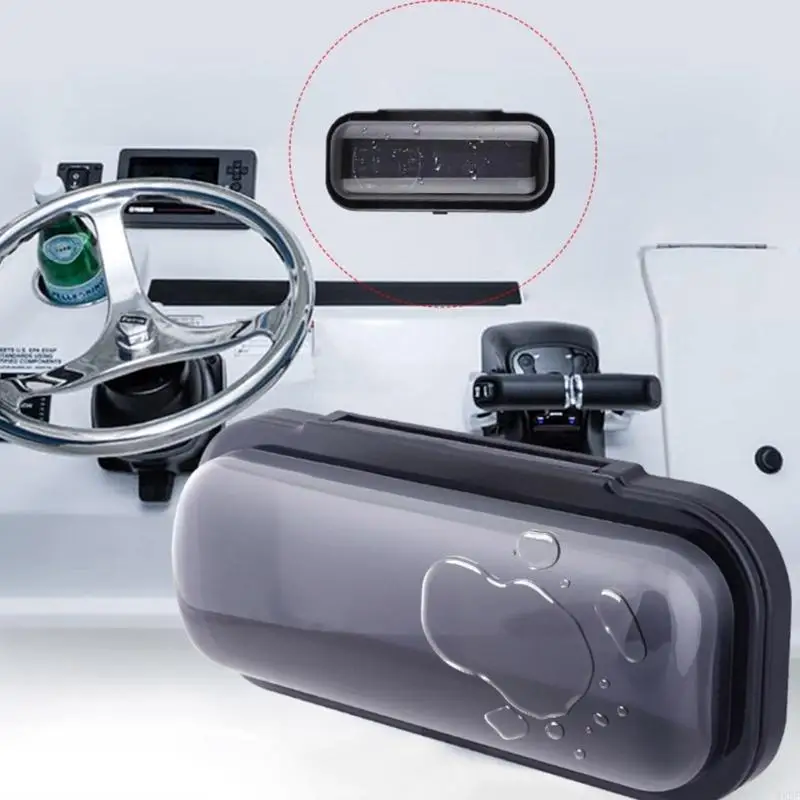 6XDF Fast Mount Waterproof Shelter Saltwater Proof Stereo Protector High Durability Speaker Cover for Boat Sound Systems