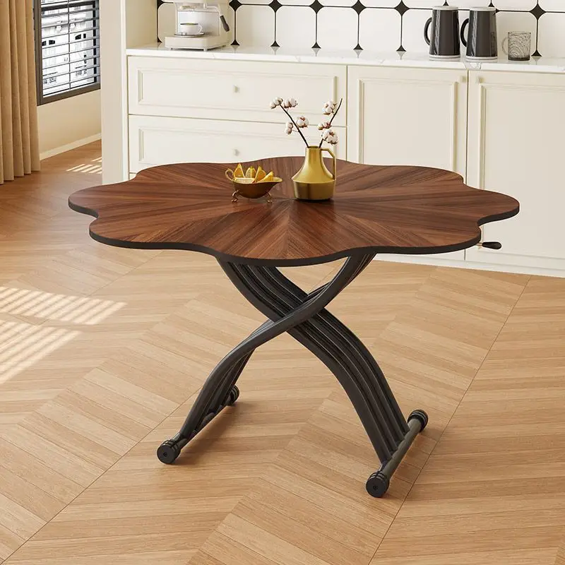 Multifunctional lifting coffee table, small apartment simple dining table, dual-purpose integrated, living room for home use
