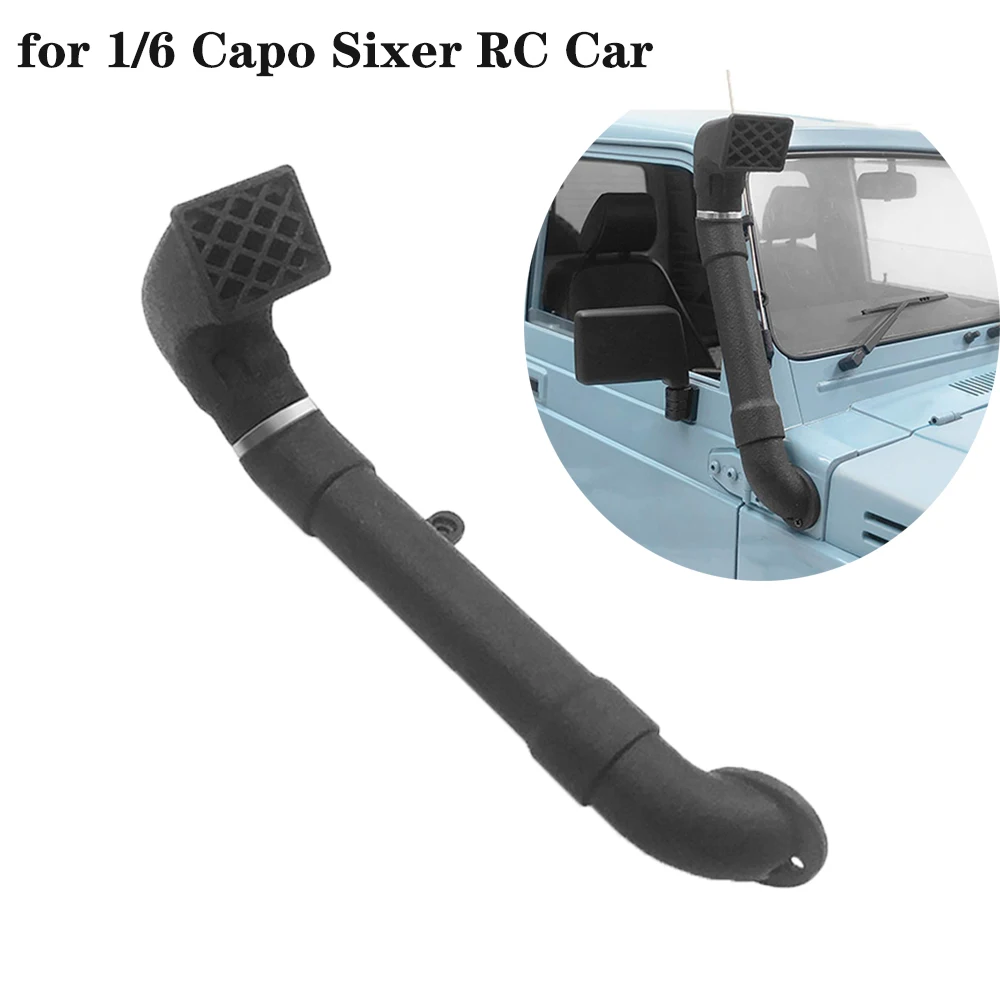 RC Car Wading Snorkel With Metal Decoration Ring for 1/6 Samurai Jimny Capo Sixer RC Model Car Modification Repair Parts