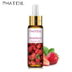 Difusor de aceites de fragancia de fruta de fresa, Perfume de vela de jabón con cuentagotas, manzana, cereza, Mango, limón, piña, plátano, coco, 10ml