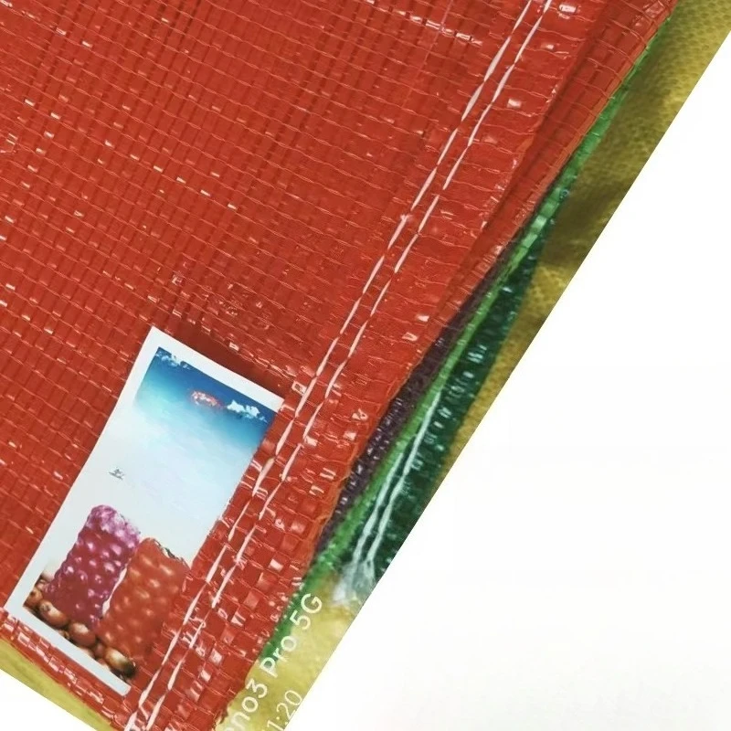 إنتاج الشركة المصنعة لعام 2025 أكياس شبكية محبوكة من البولي إيثيلين قابلة لإعادة التدوير لتعبئة أكياس شبكية للبطاطس وحقيبة الفواكه والخضروات